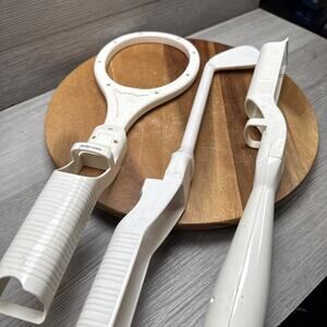 Wii Sports Tennis Racket Attachment for Remote And Others. Lot Of 5